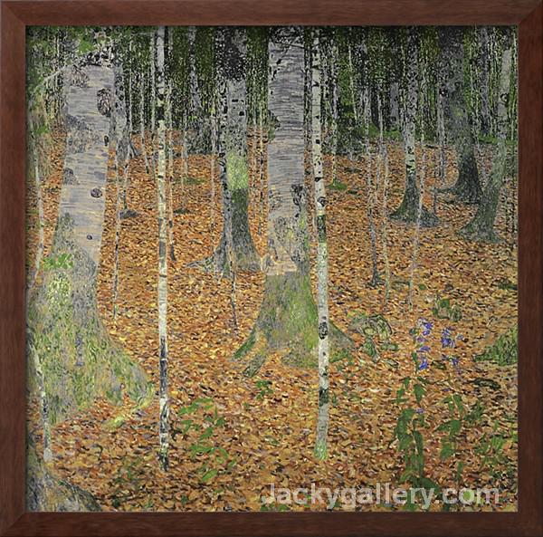 The Birch Wood by Gustav Klimt paintings reproduction